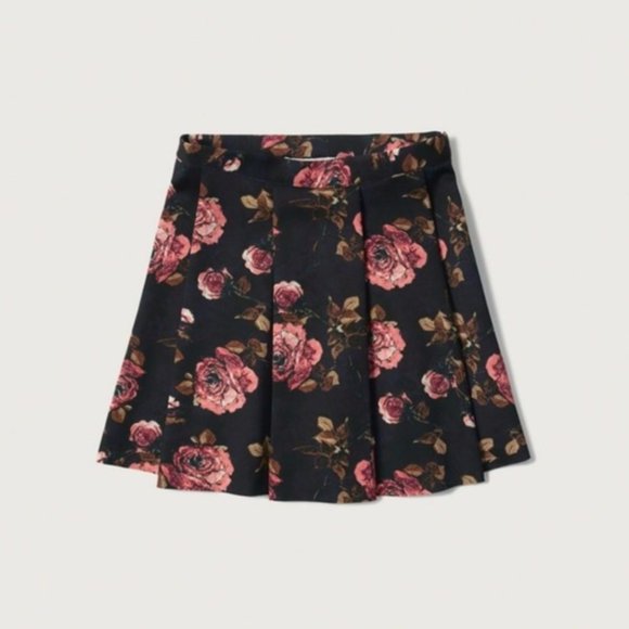 Abercrombie & Fitch Floral Skater Skirt - Picture 2 of 8